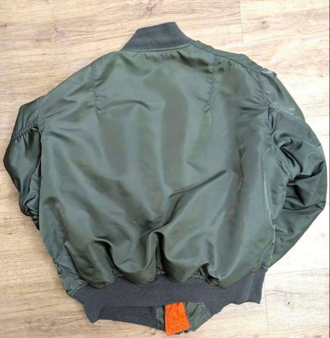 80〜90s アルファ社 MA-1 USA製 IDEALジップ XL