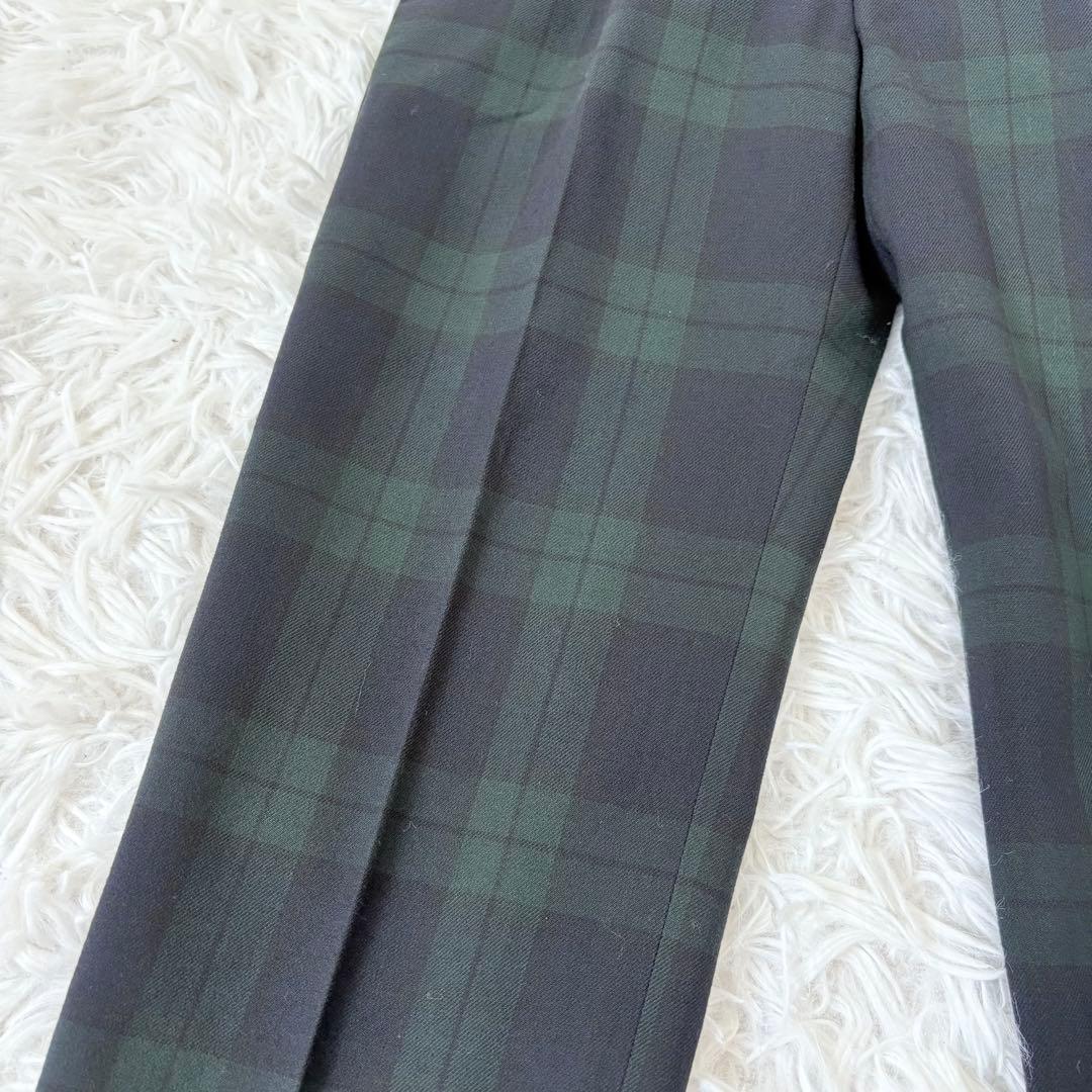 グリーンレーベルリラクシング　グリーンチェックフォーマルスーツ4点セット125