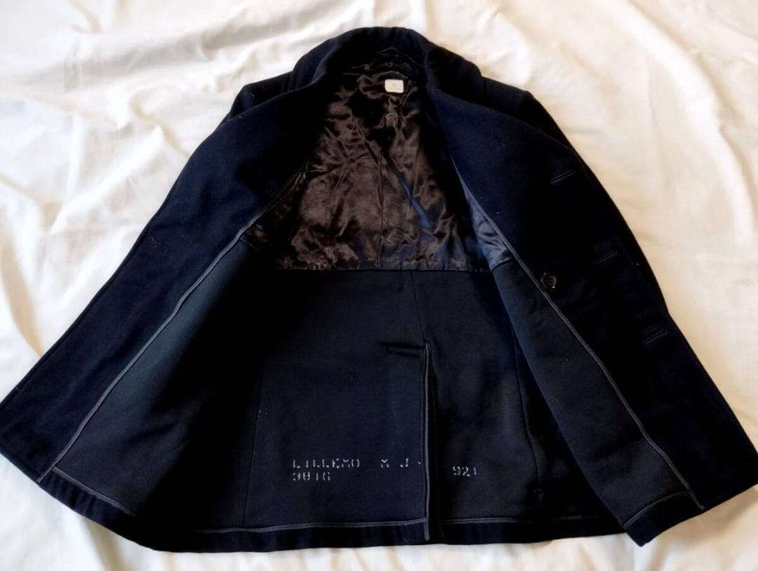 米軍実物 US NAVY ピーコート 米軍 ミリタリー ステンシル ４０S