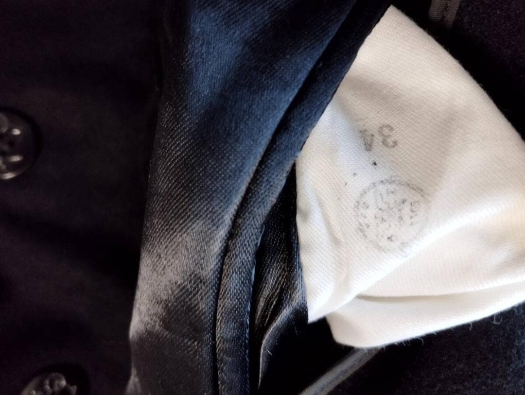 米軍実物 US NAVY ピーコート 米軍 ミリタリー ステンシル ４０S