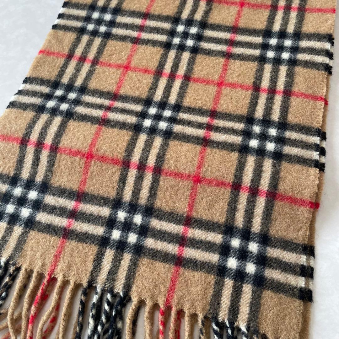 【美品】Burberrys バーバリー　ノバチェック カシミヤ100% マフラー