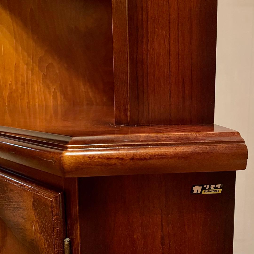 【カリモク】\"コロニアル\" HC3300NK 隅棚 コーナーキャビネット