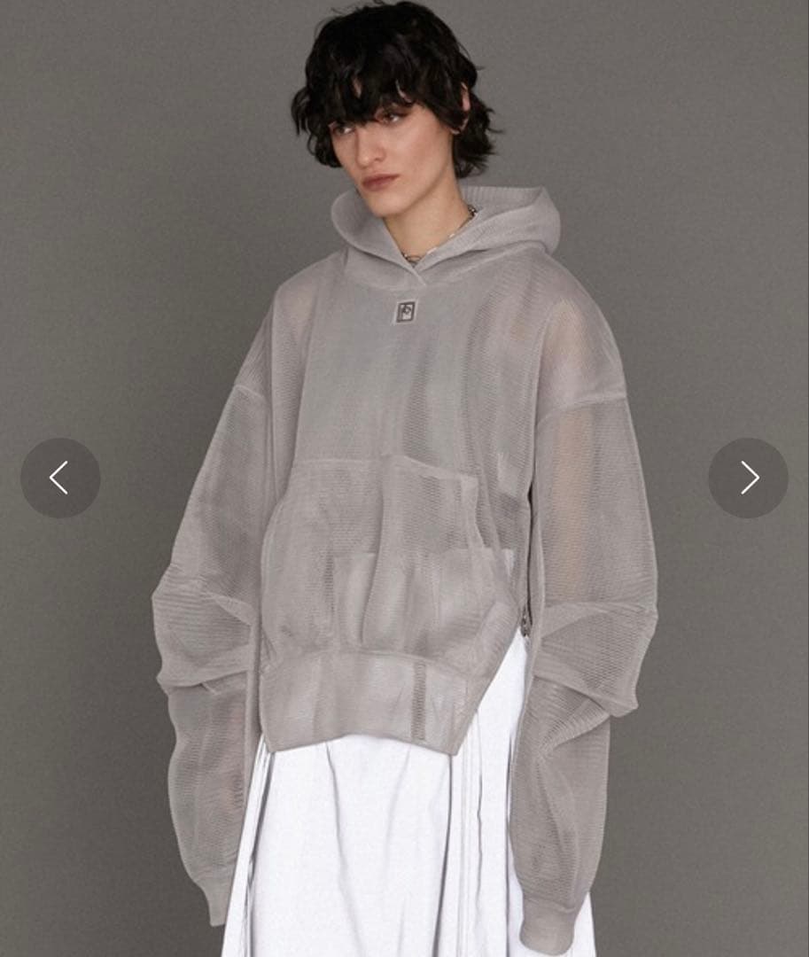 トップス PRANKPROJECT Double Face Mesh OverHoodie