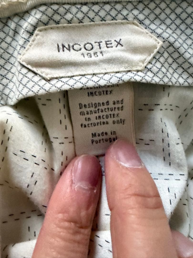 INCOTEX スラックス 48 ダークグレー