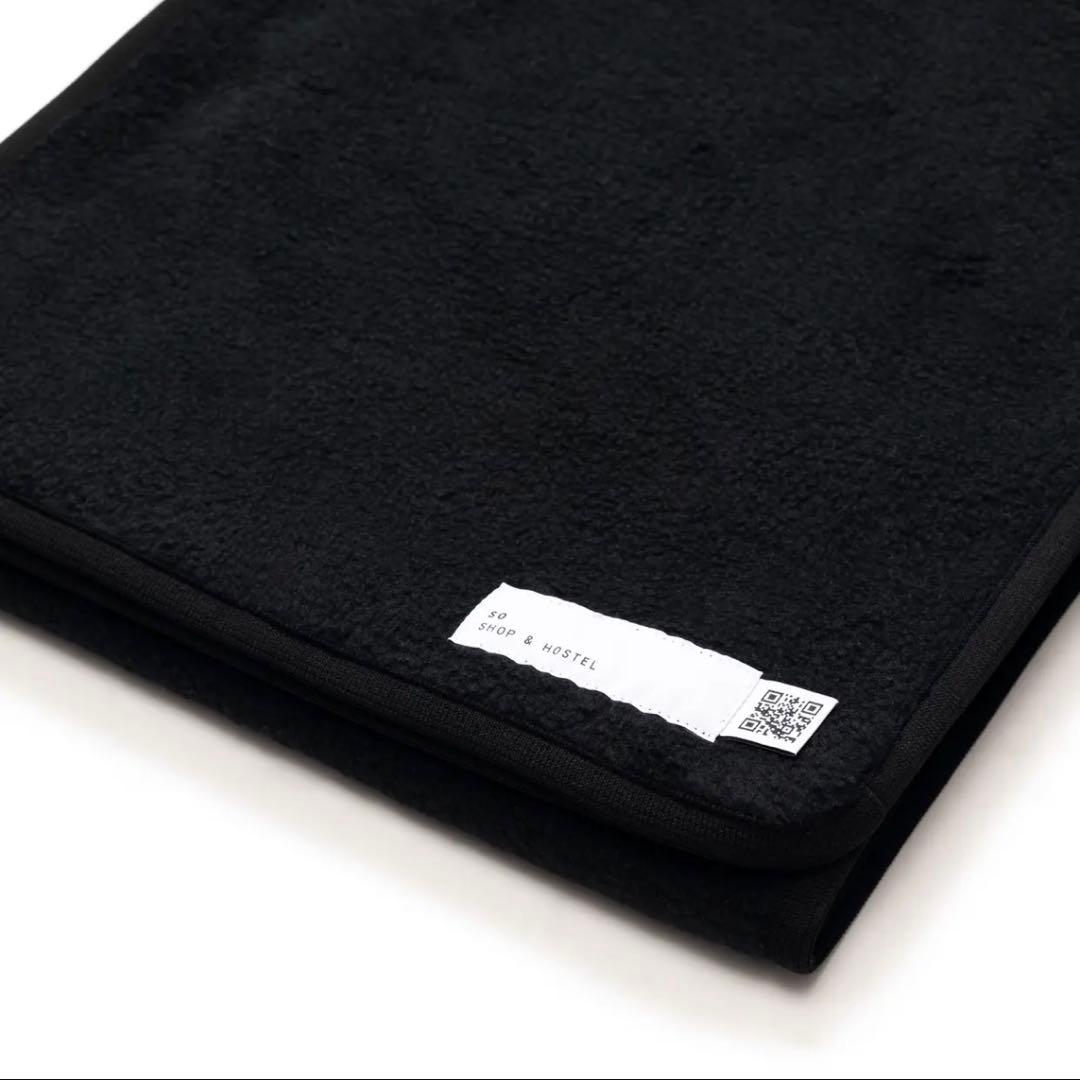 SO ORIGINAL FLEECE MUFFLER BLACK 黒 SFC