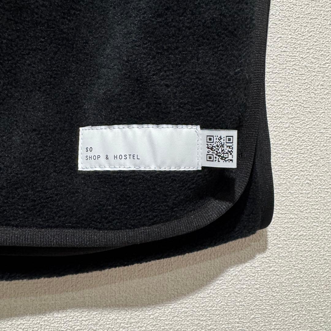 SO ORIGINAL FLEECE MUFFLER BLACK 黒 SFC