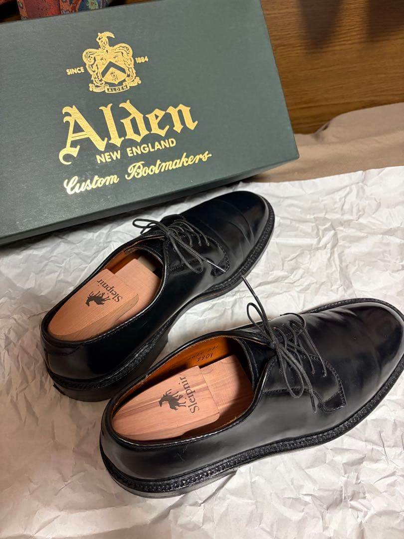 【週末限価格】【2025年12月購入】Alden 9901 コードバン　6.5D