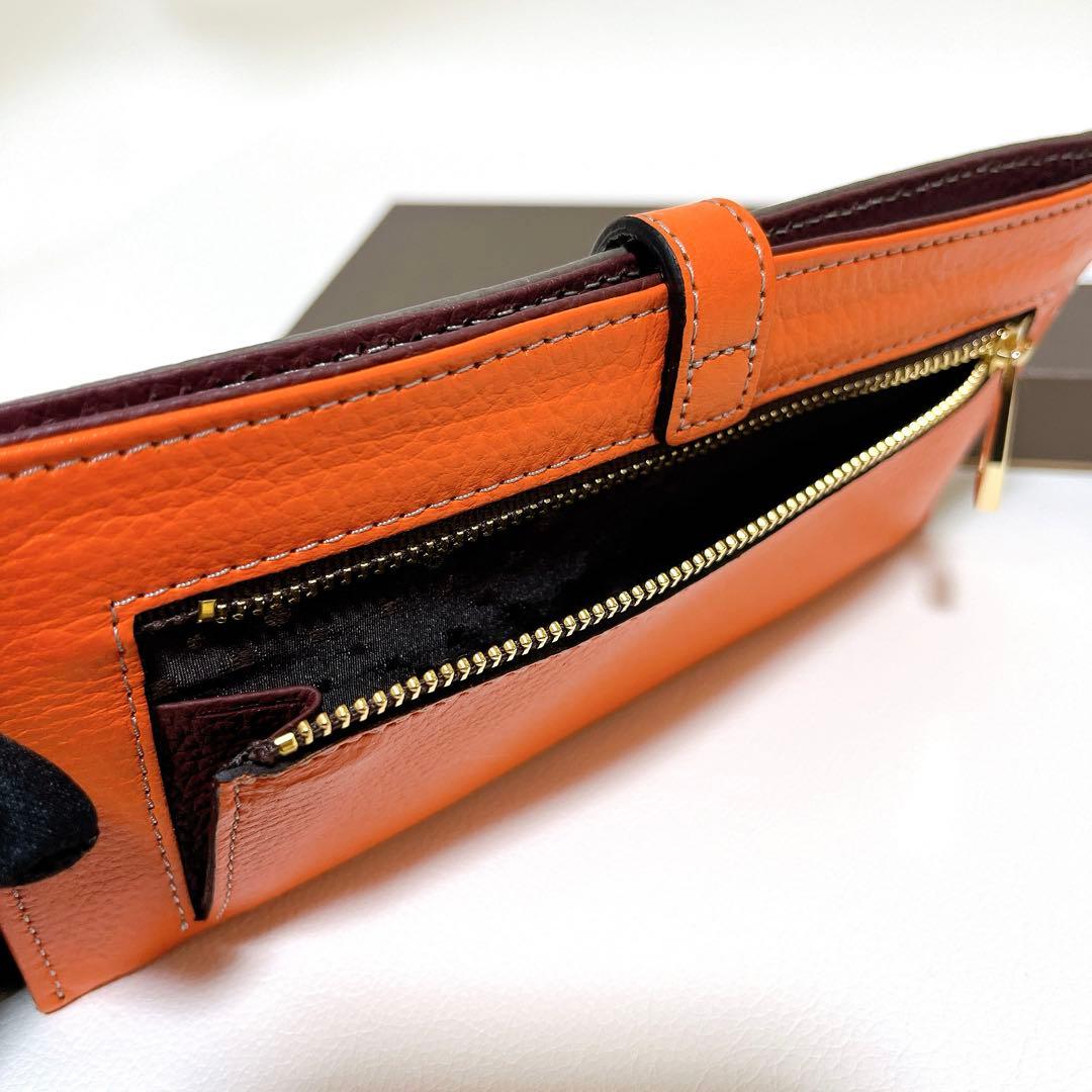 【新品未使用】ペレボルサ レネットグッズ スリムウォレット 長財布 トープ 牛革