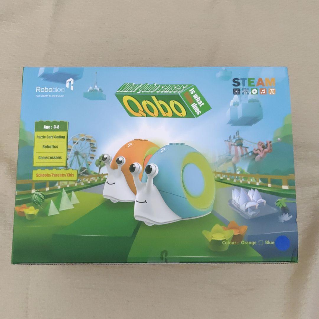 ★幼児教材 学習ブック Robobloq Qobo 基本セット 5歳以上 青