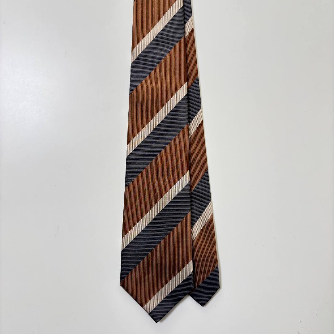 FRANCO BASSI フランコバッシ ストライプ ネクタイ ②