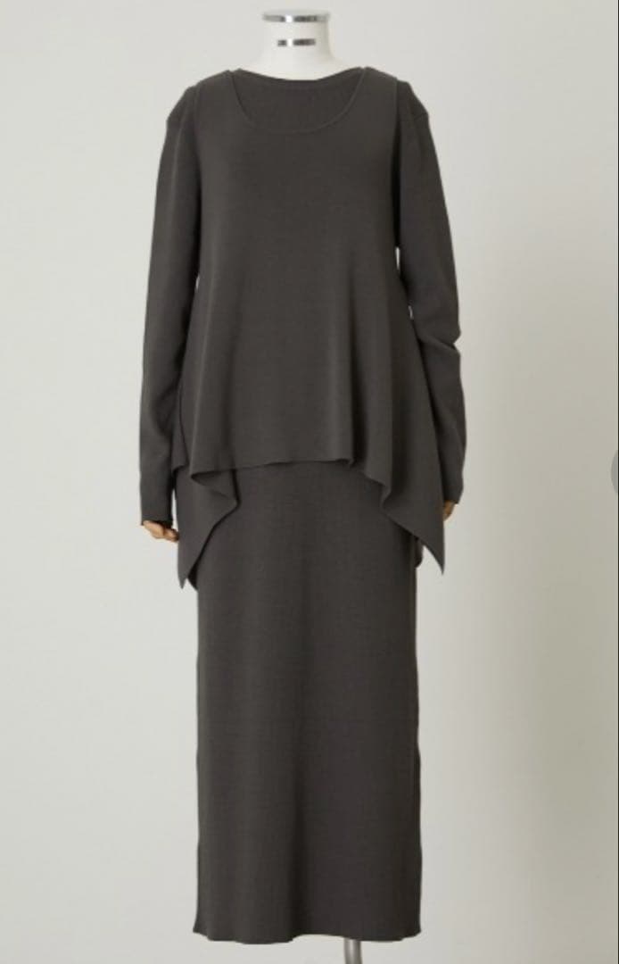 タグ付未使用品 RIM.ARK Round vest knit set 36