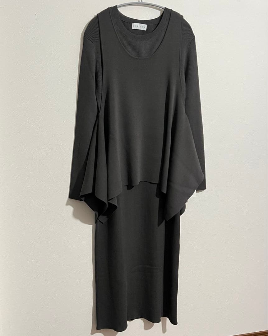 タグ付未使用品 RIM.ARK Round vest knit set 36