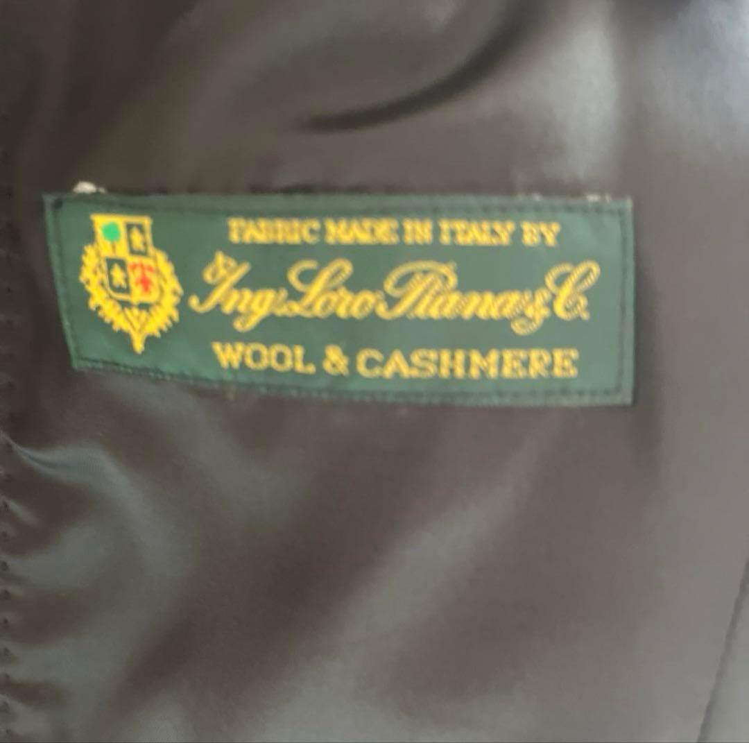 【ロロピアーナ】Azabu tailor チェスターコート　ブラック　ビジネス