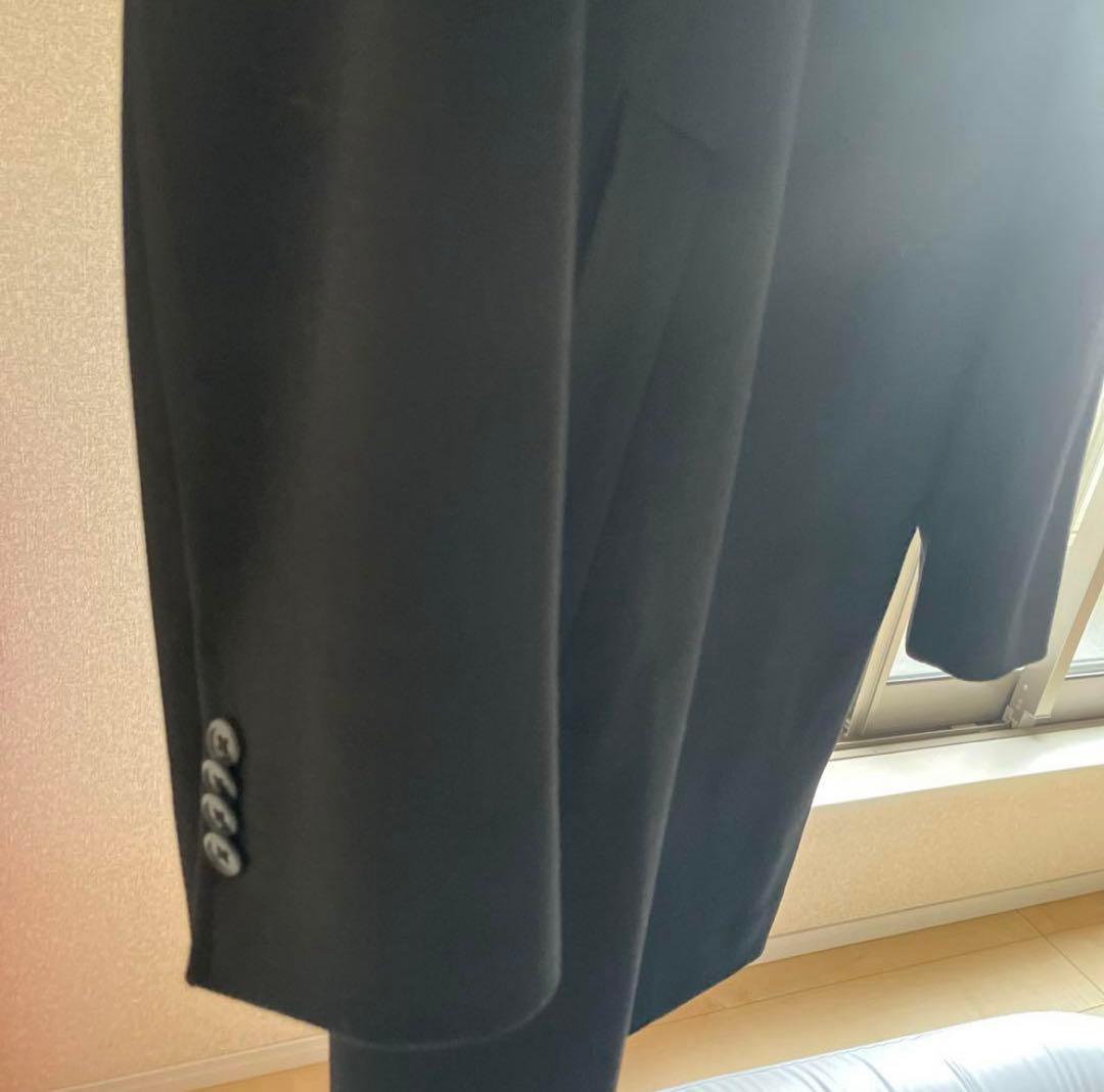 【ロロピアーナ】Azabu tailor チェスターコート　ブラック　ビジネス