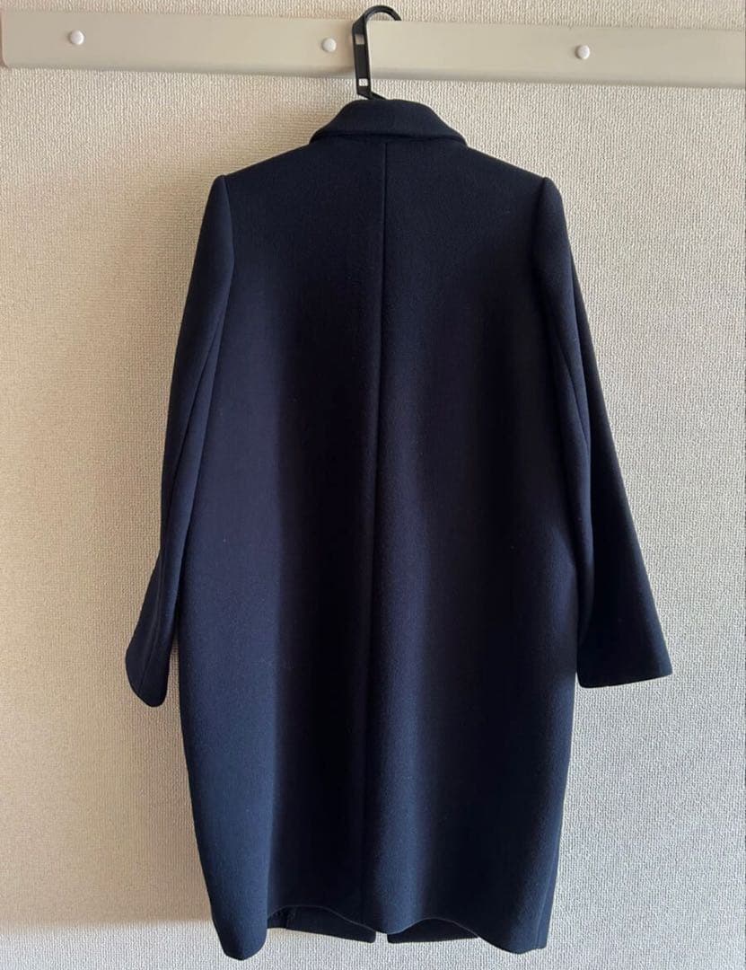 エンフォルド ENFOLD 38 コート ネイビー M レディース 濃紺