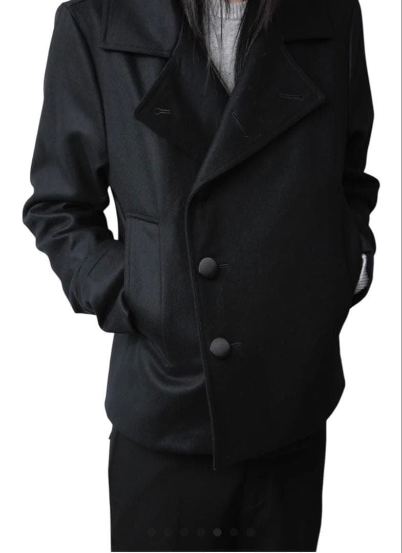 ORIMI UNIFORM PEA COAT ブラック