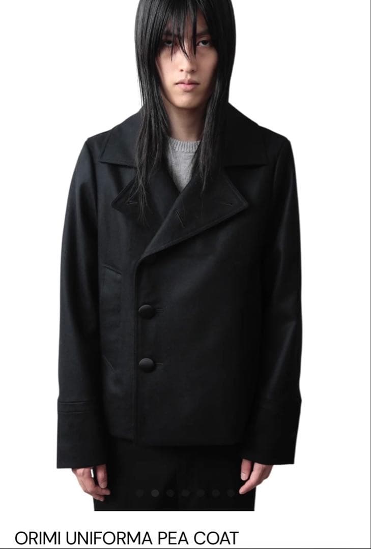 ORIMI UNIFORM PEA COAT ブラック