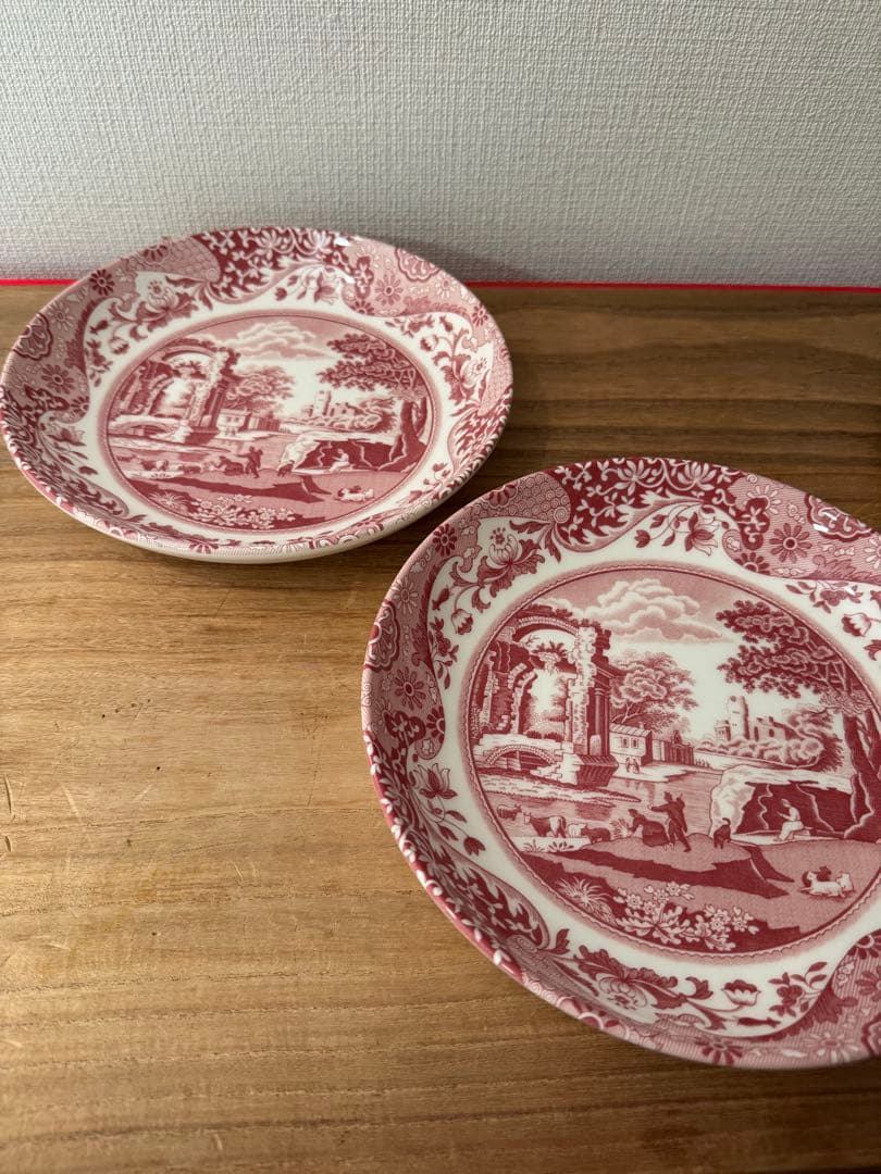 スポード　ブルーイタリアン　パスタボウル　4枚セット