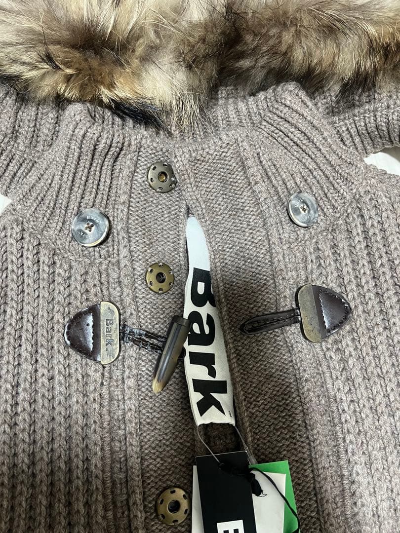 Bark ニットダッフルコート