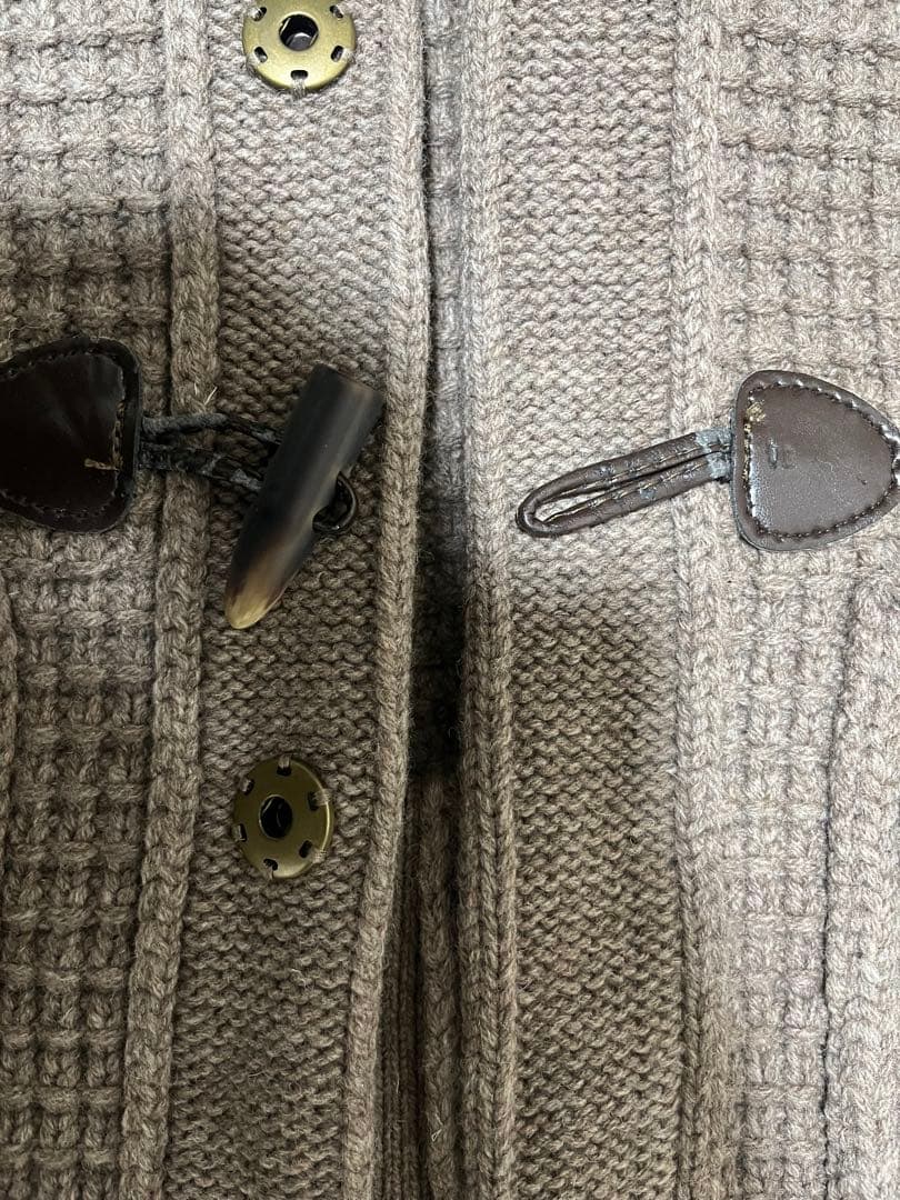 Bark ニットダッフルコート