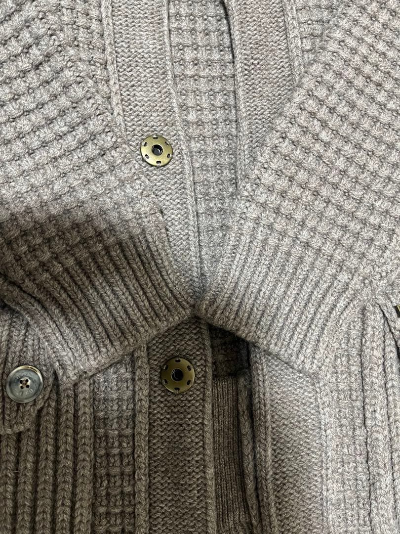 Bark ニットダッフルコート