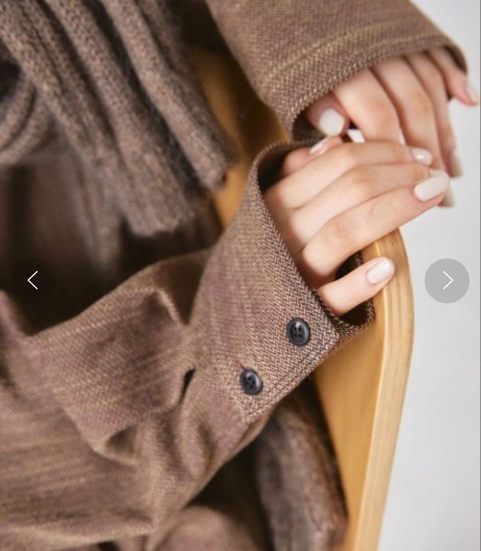 todayful ヘリンボーン シャツ コンビネゾン　トゥデイフル