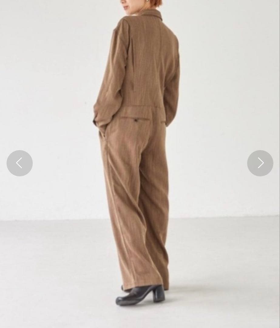 todayful ヘリンボーン シャツ コンビネゾン　トゥデイフル