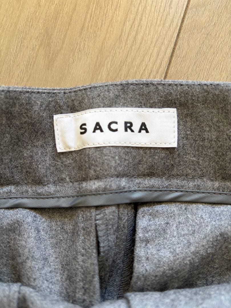 SACRA グレーカーゴパンツ
