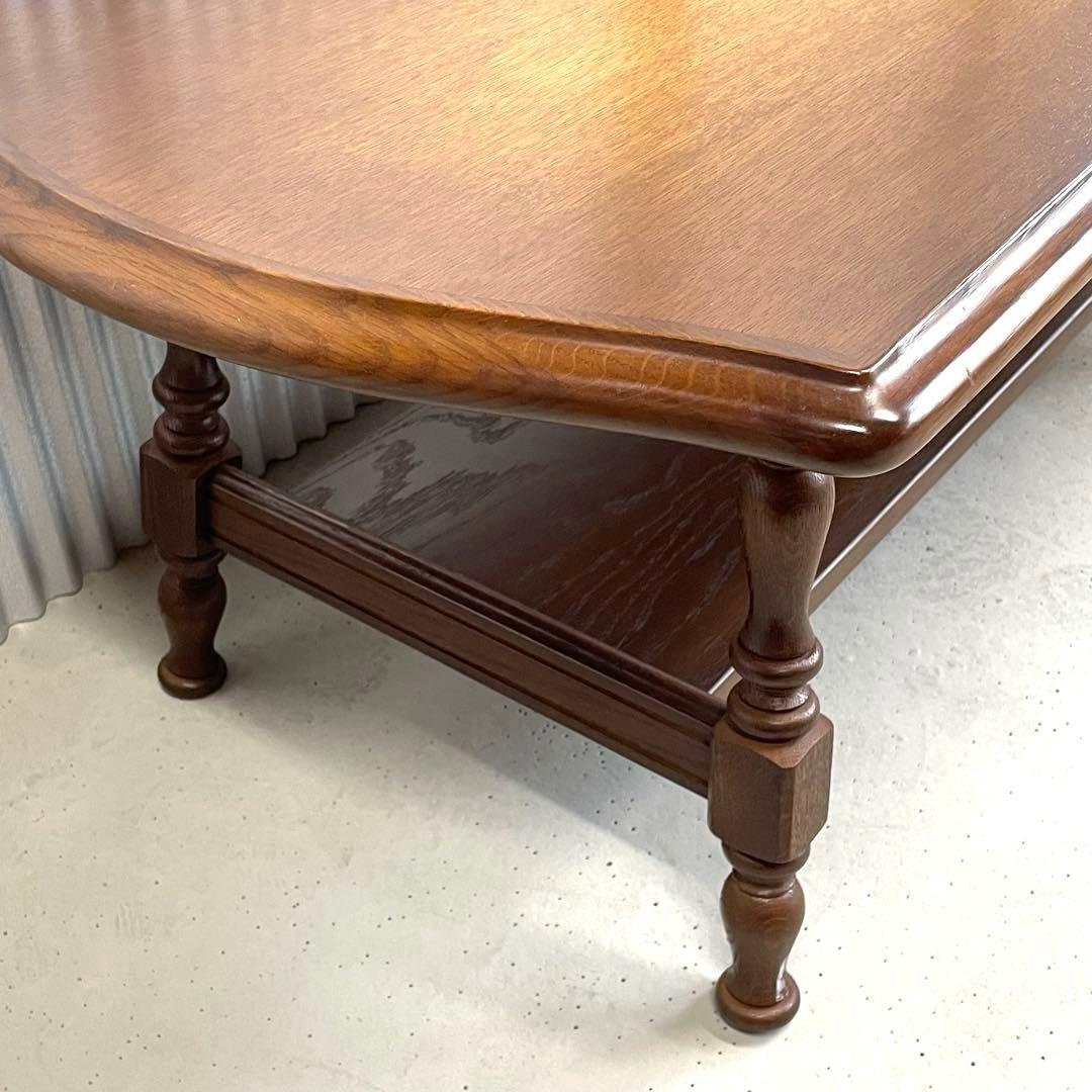 【飛騨産業】キツツキ ローテーブル 幅122cm センターテーブル クラシック