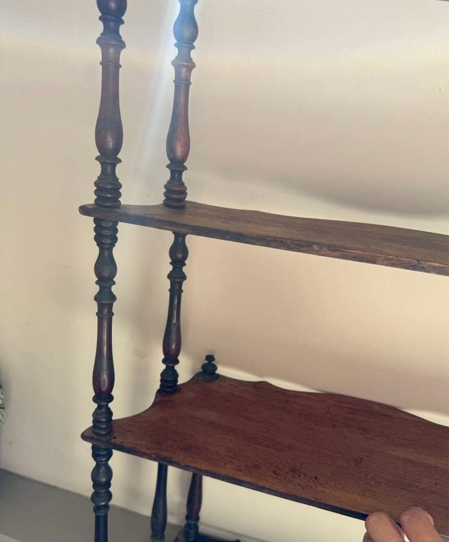 どん【き40】30 フランスアンティーク　ナポレオンシェルフ　棚　蚤の市