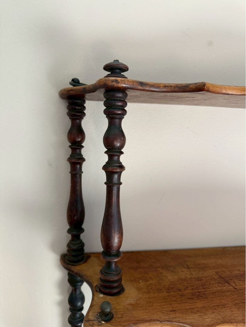 どん【き40】30 フランスアンティーク　ナポレオンシェルフ　棚　蚤の市