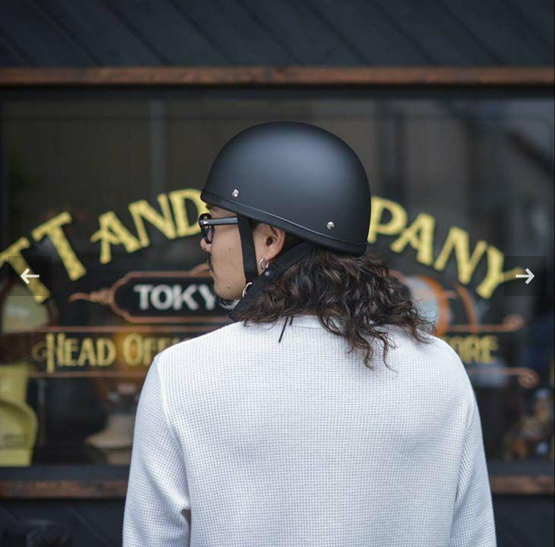 値下げ 美品TT&CO ヘルメット イーグルロードハーフ マッドブラック