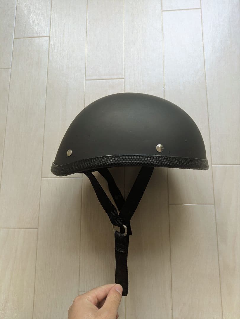 値下げ 美品TT&CO ヘルメット イーグルロードハーフ マッドブラック