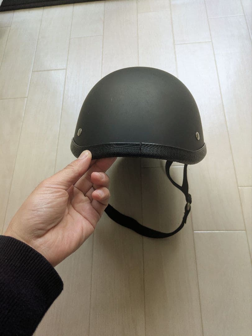 値下げ 美品TT&CO ヘルメット イーグルロードハーフ マッドブラック