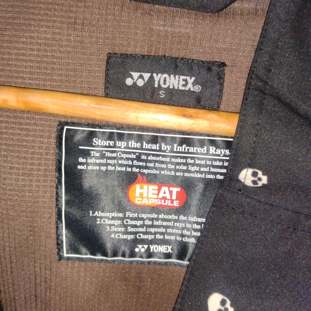 YONEX ヨネックススノーボードウェアセットアップブラック黒Sサイズスキー