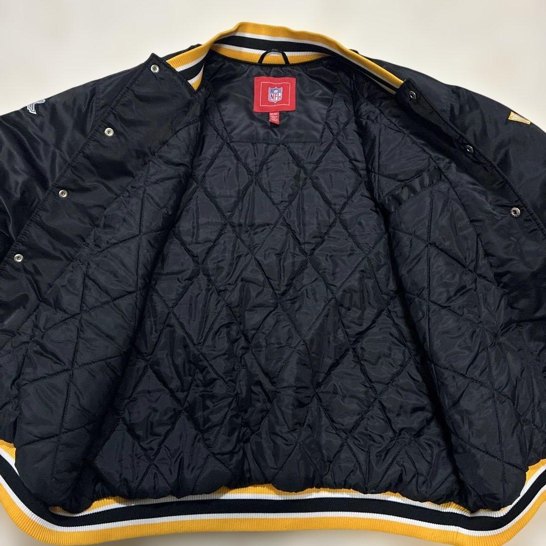 美品 NFL ピッツバーグ スティーラーズ Steelers スタジャン XXL