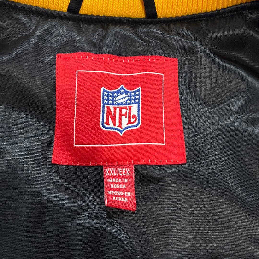 美品 NFL ピッツバーグ スティーラーズ Steelers スタジャン XXL