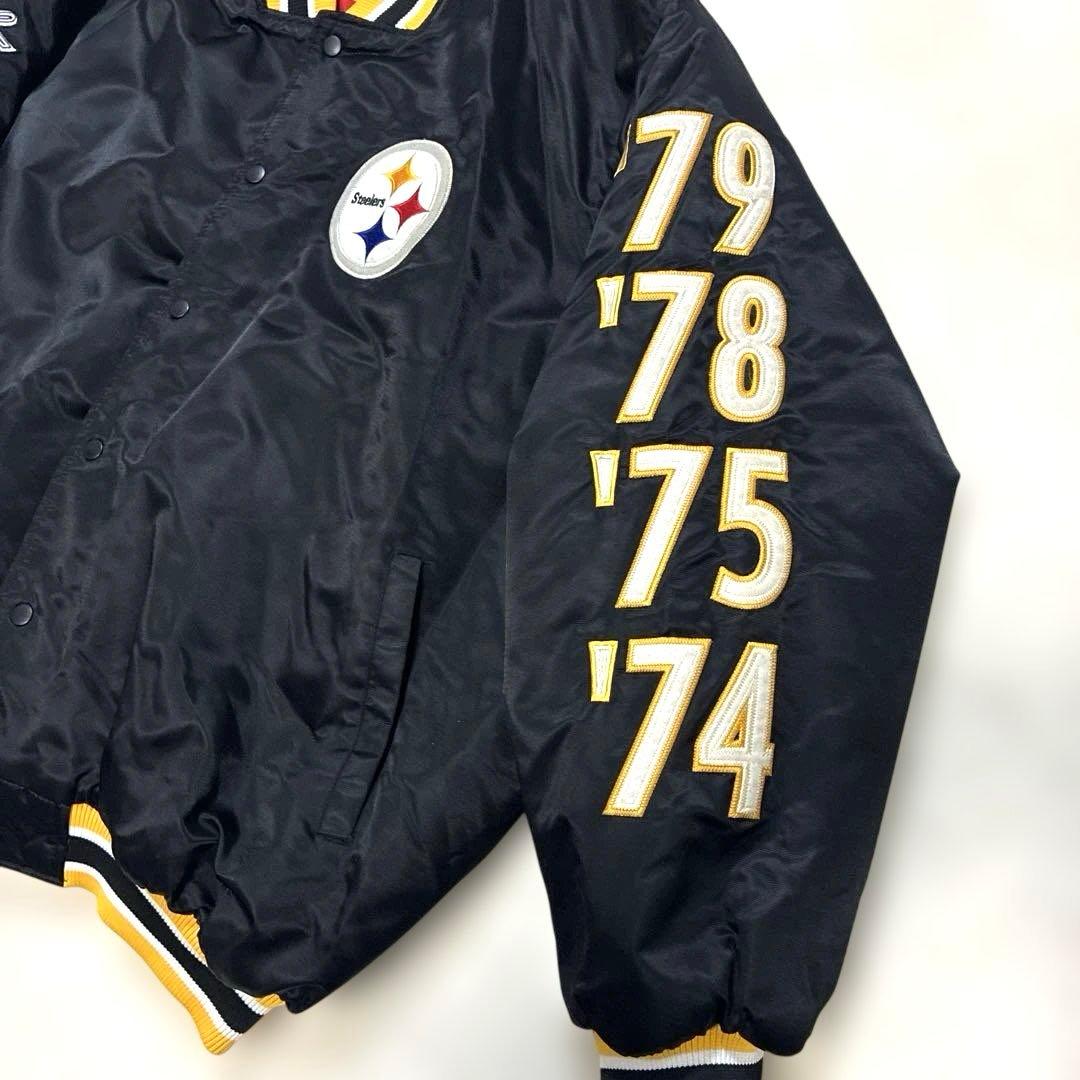 美品 NFL ピッツバーグ スティーラーズ Steelers スタジャン XXL