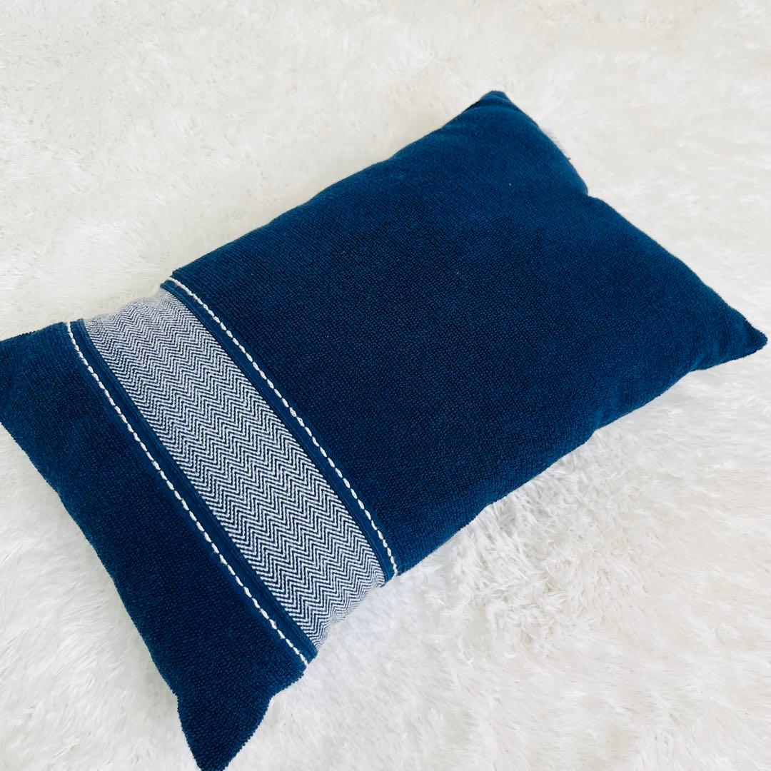 HERMES エルメス　ビーチクッション　ヨッティング　ネイビー　フランス製