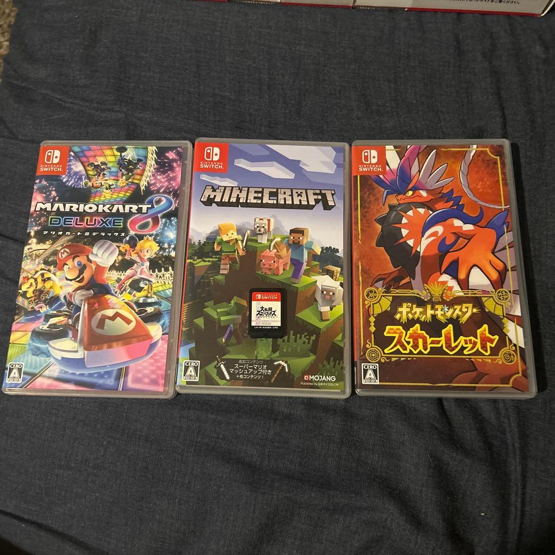 Nintendo switch カセット4個付き