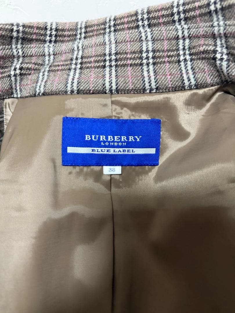 BURBERRY BLUE LABEL チェック柄ジャケット