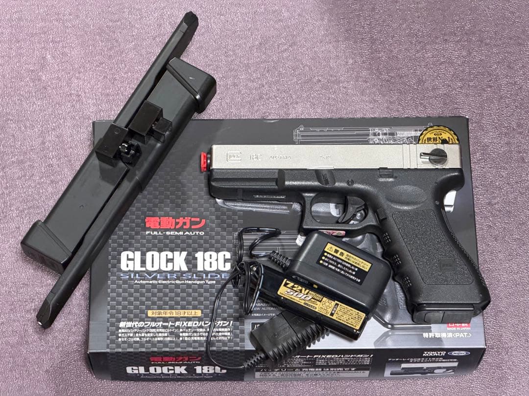 m*d様 【美品】東京マルイ GLOCK18C 電動ハンドガン シルバースライド