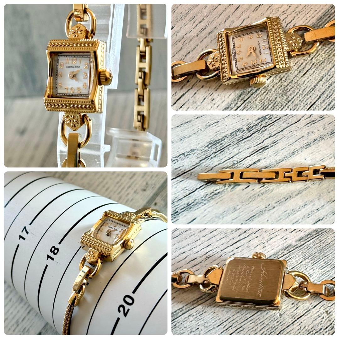 【希少】HAMILTON ハミルトン 腕時計 イエローゴールド 280.002