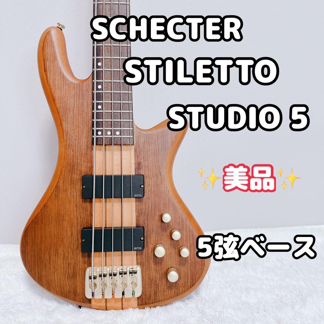SCHECTER　シェクター　STILETTO　STUDIO5　5弦ベース