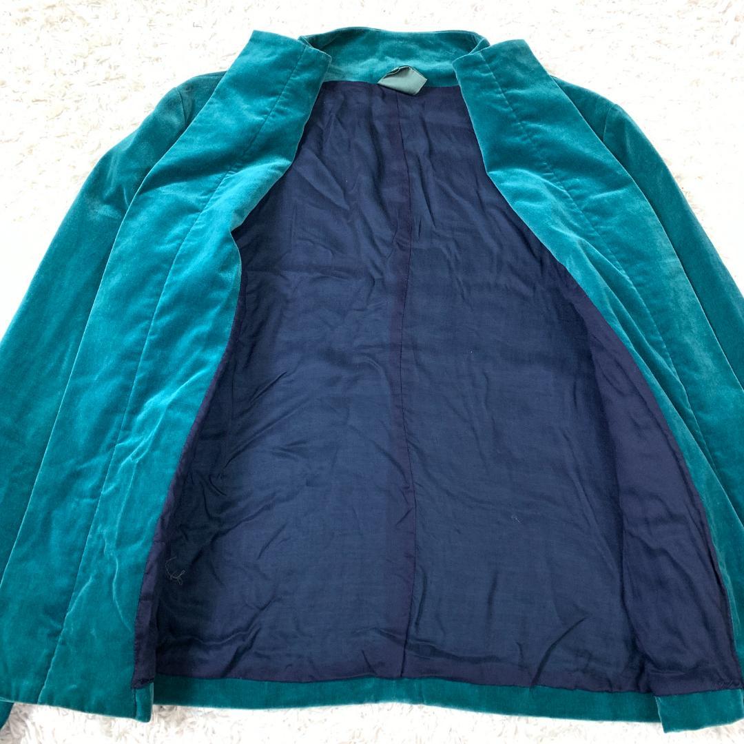 Y's bis LIMI ベロアジャケット グリーン M B2797