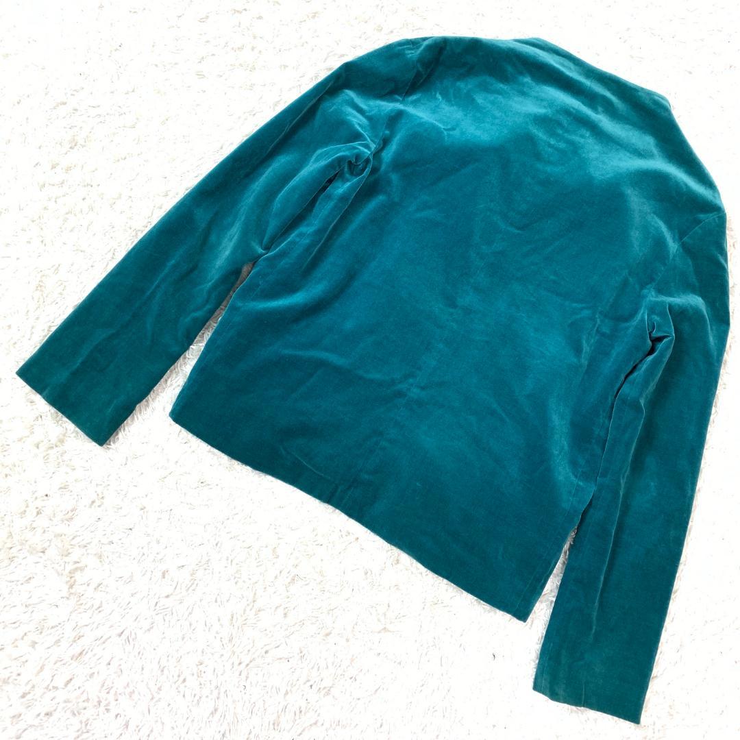 Y's bis LIMI ベロアジャケット グリーン M B2797