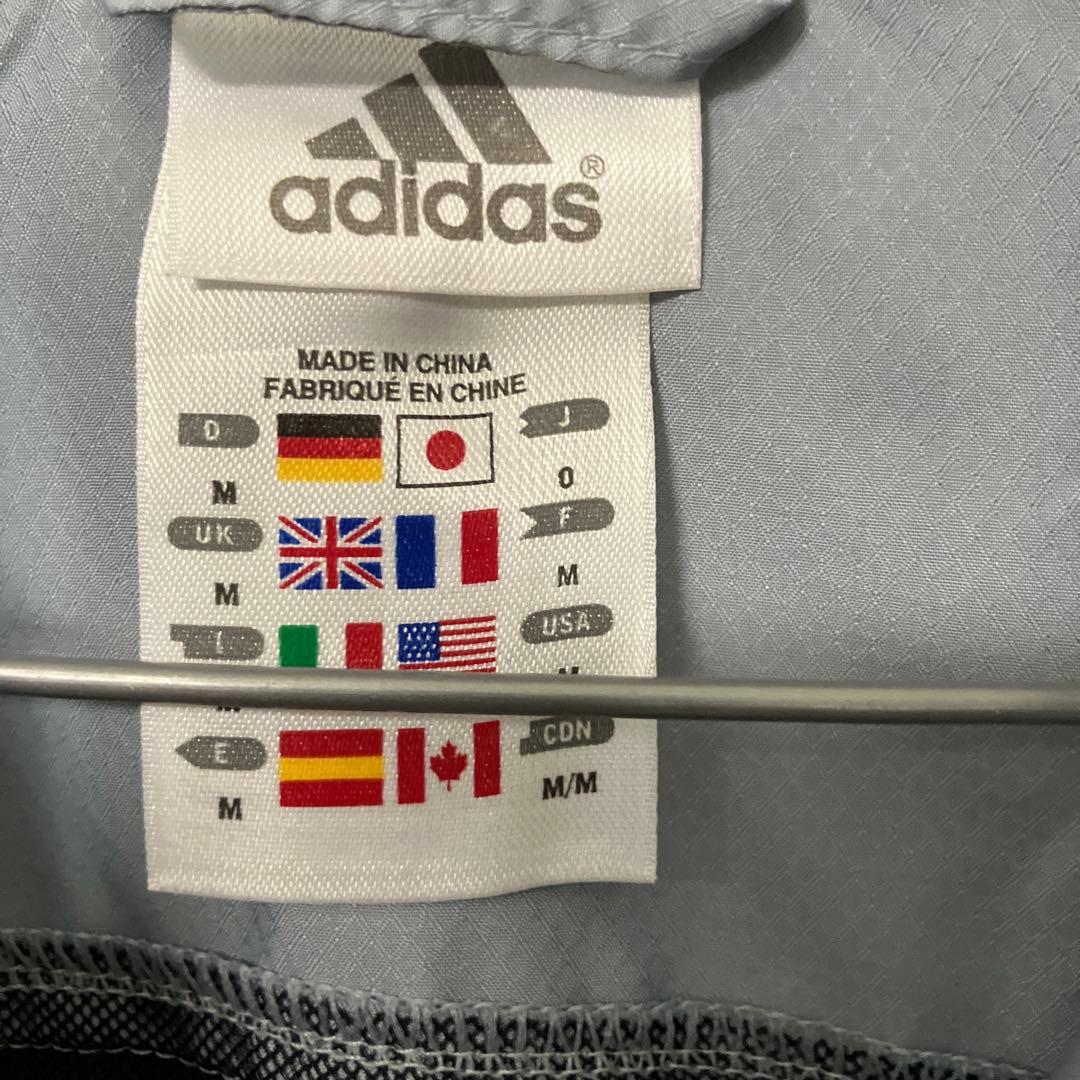 ビンテージ　00s adidas サイクリングジャケットサイズL 2way仕様