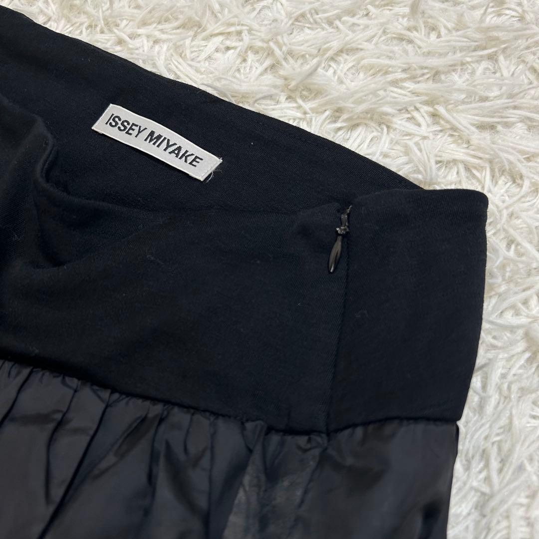 希少✨イッセイミヤケ ドッキング ショートパンツ 2 M ウール 黒