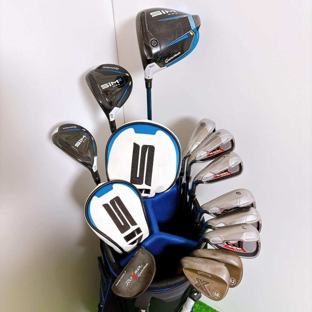 レフティ　テーラーメイド SIM2 MAX メンズ　ゴルフ 12本 セット