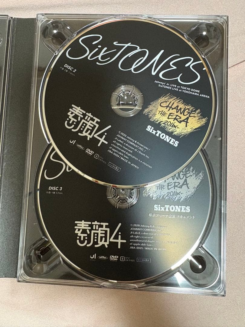 【正規品】 SixTONES 素顔4 DVD 3枚組
